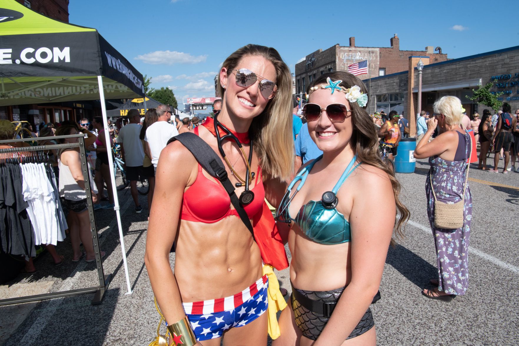 2019 World Naked Bike Ride in St. Louis